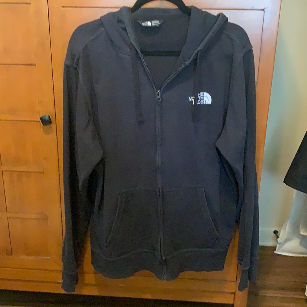 Mens NorthFace hoodie jacket Large